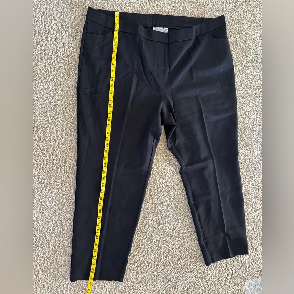 Susan Graver Women's Classic Black Trousers